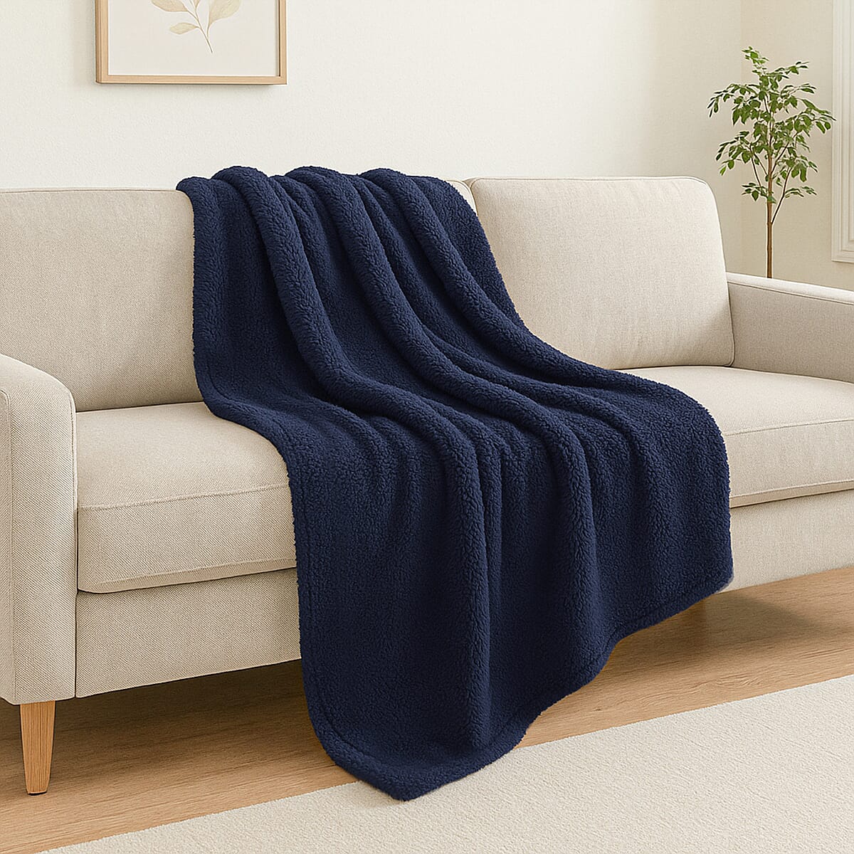 Country Club Tempo Blanket (120 x180cm) - Navy