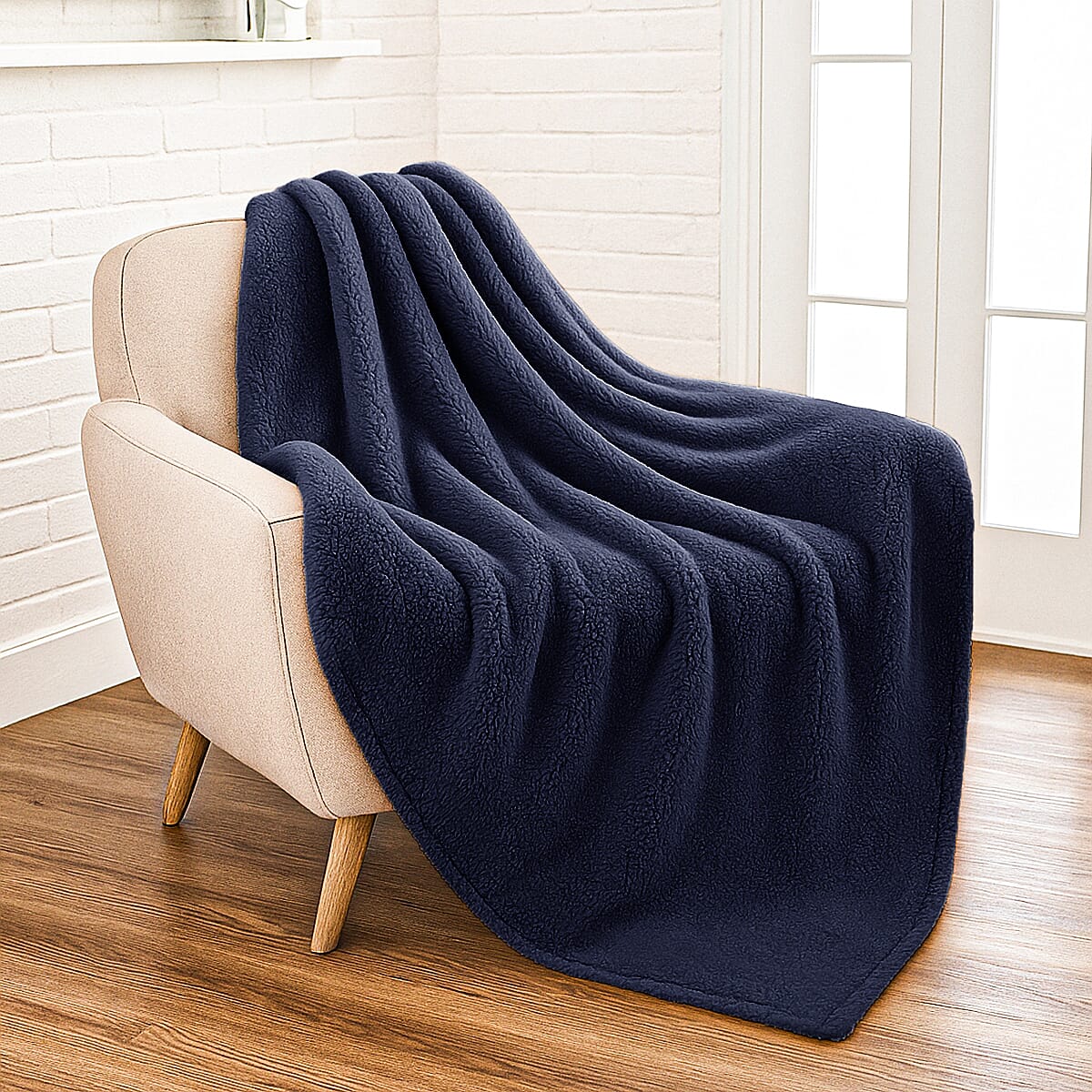 Country Club Tempo Blanket (120 x180cm) - Navy