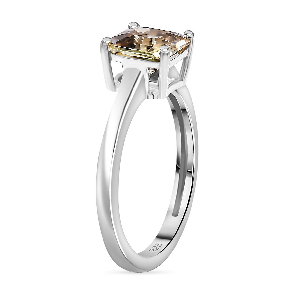 MEGA DAY EXCLUSIVE COMMISSION - AAA Turkizite Solitaire Ring in Rhodium Overlay Sterling Silver 2.00 Ct