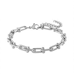 DOD- Designer Inspired Hardware Bracelet (Size - 7.5 ) white