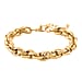 Close Out Deal- Chunky Prince of Wales Bracelet With Lobster Clasp (Size - 7.5-2 EXT) in Silver Tone