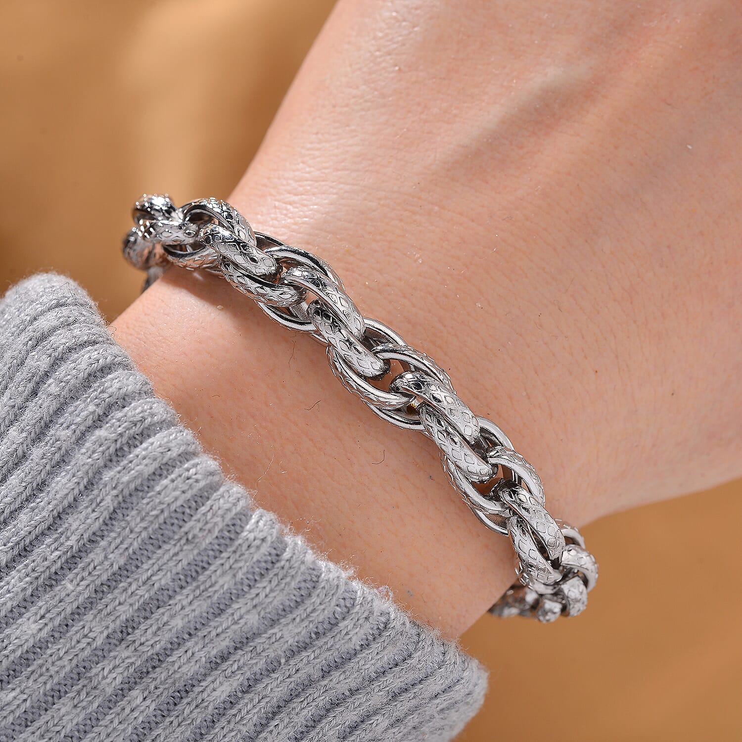 Close Out Deal- Bracelet With Lobster Clasp (Size - 7.5-2 EXT) White