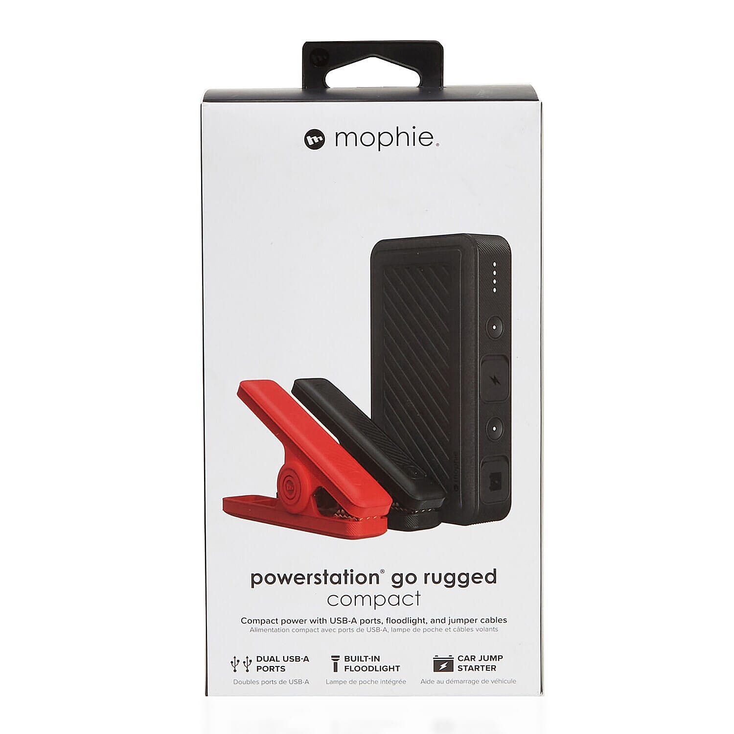 MOPHIE Powerstation Go Rugged Compact, Powerbank - Torch - Black MOPHIE Powerstation Go Rugged Compact, Powerbank - Torch - Black