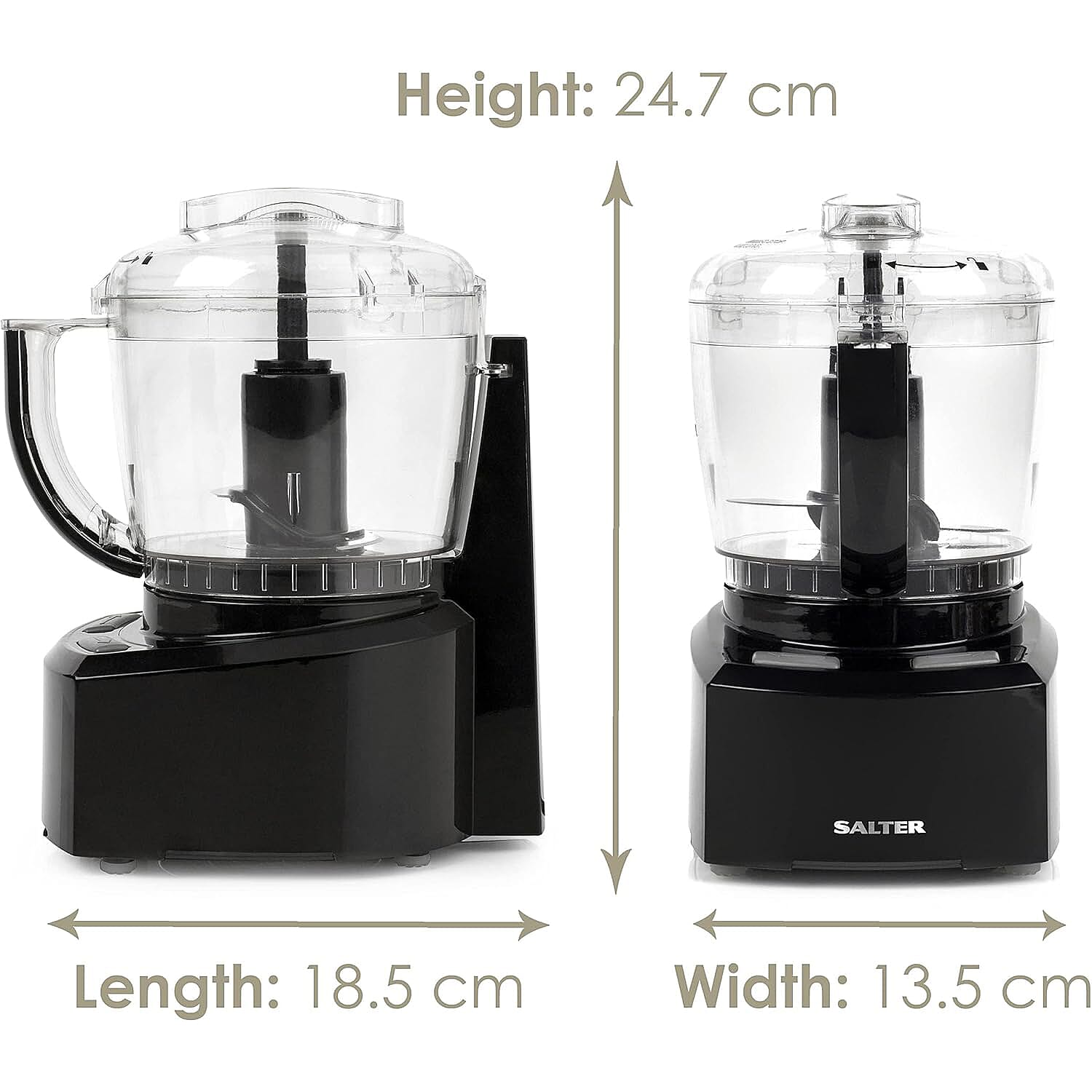 Salter Mini Food Processor Chopper 8-in-1 Cookware Set Salter Mini Food Processor Chopper 8-in-1 Cookware Set