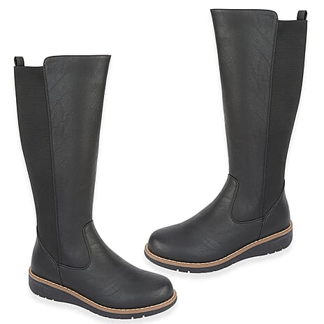 Shoes by Emma Ladies Shoe (Size 7) - Black Matt