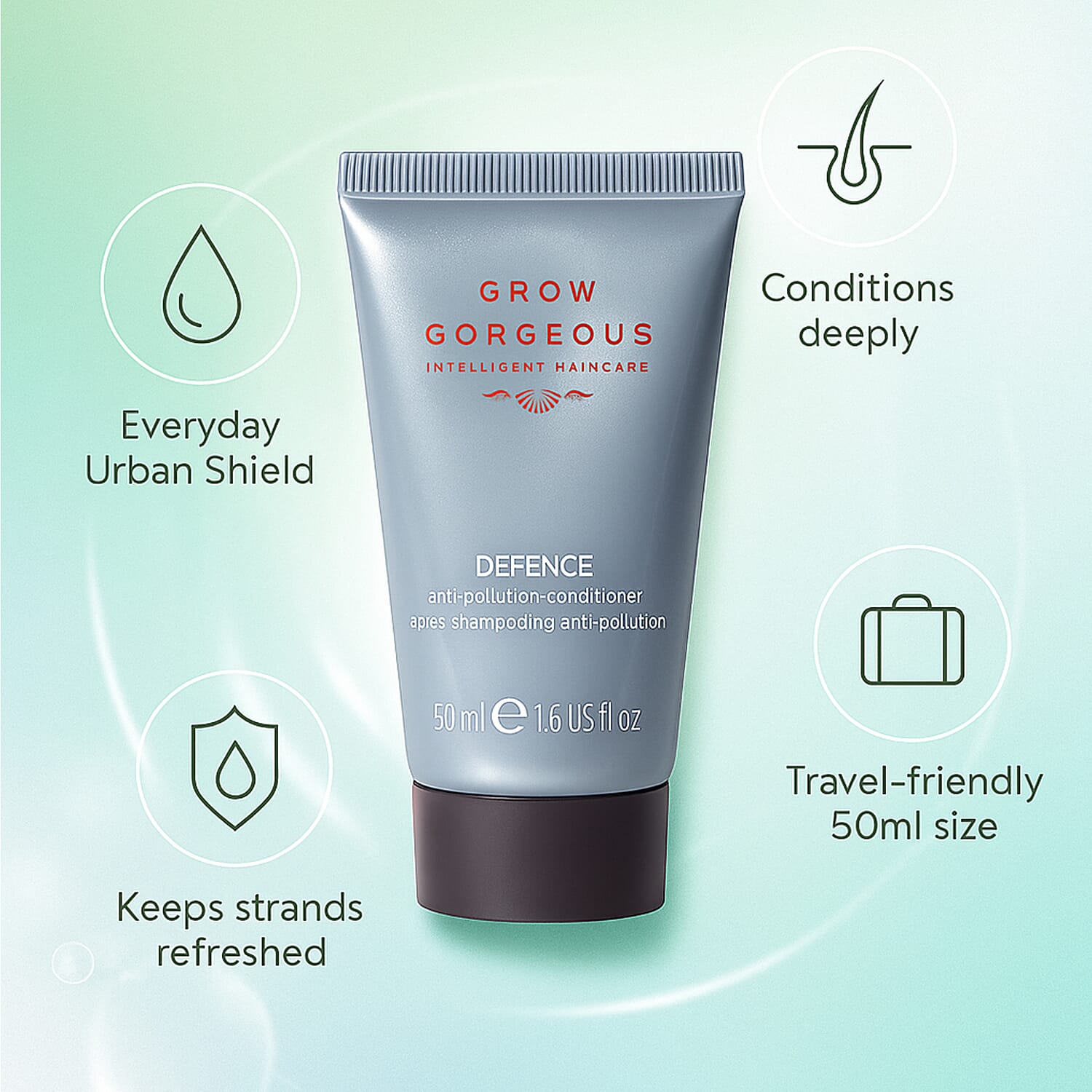 Grow Gorgeous Defence Anti-Pollution Conditioner - 50ml