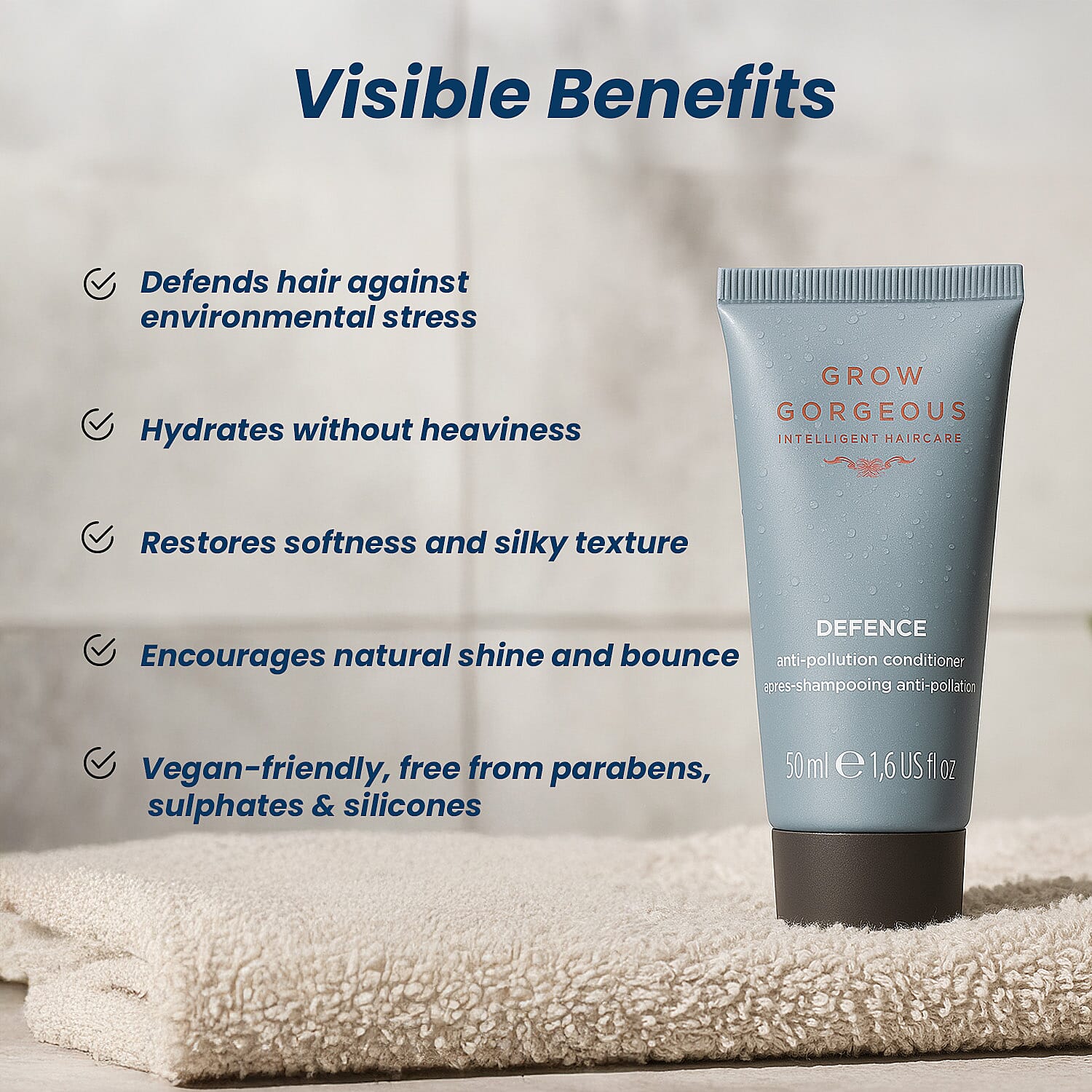 Grow Gorgeous Defence Anti-Pollution Conditioner - 50ml