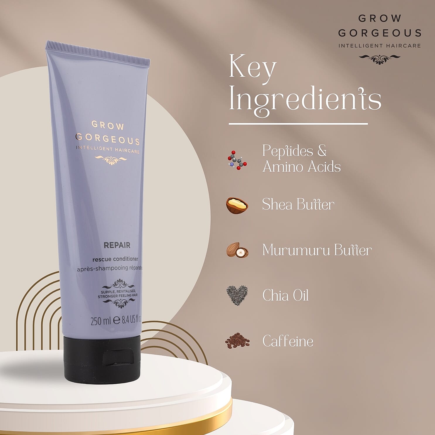 Grow Gorgeous Repair Rescue Conditioner - 250ml