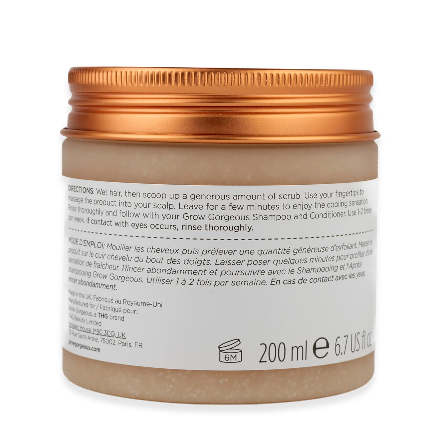 Grow Gorgeous Scalp Care Scalp Detox Scrub - 200ml