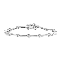 Close Out Deal - EverTrue White Diamond Bracelet (Size 7.5) with GB Lock Box