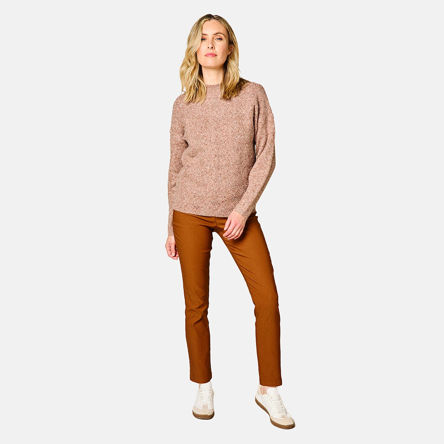 Emreco Fleece Lined Pull On Bengaline Pant-Trouser