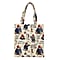 Signare Paddington Woven Flat Tote Bag - Light Blue