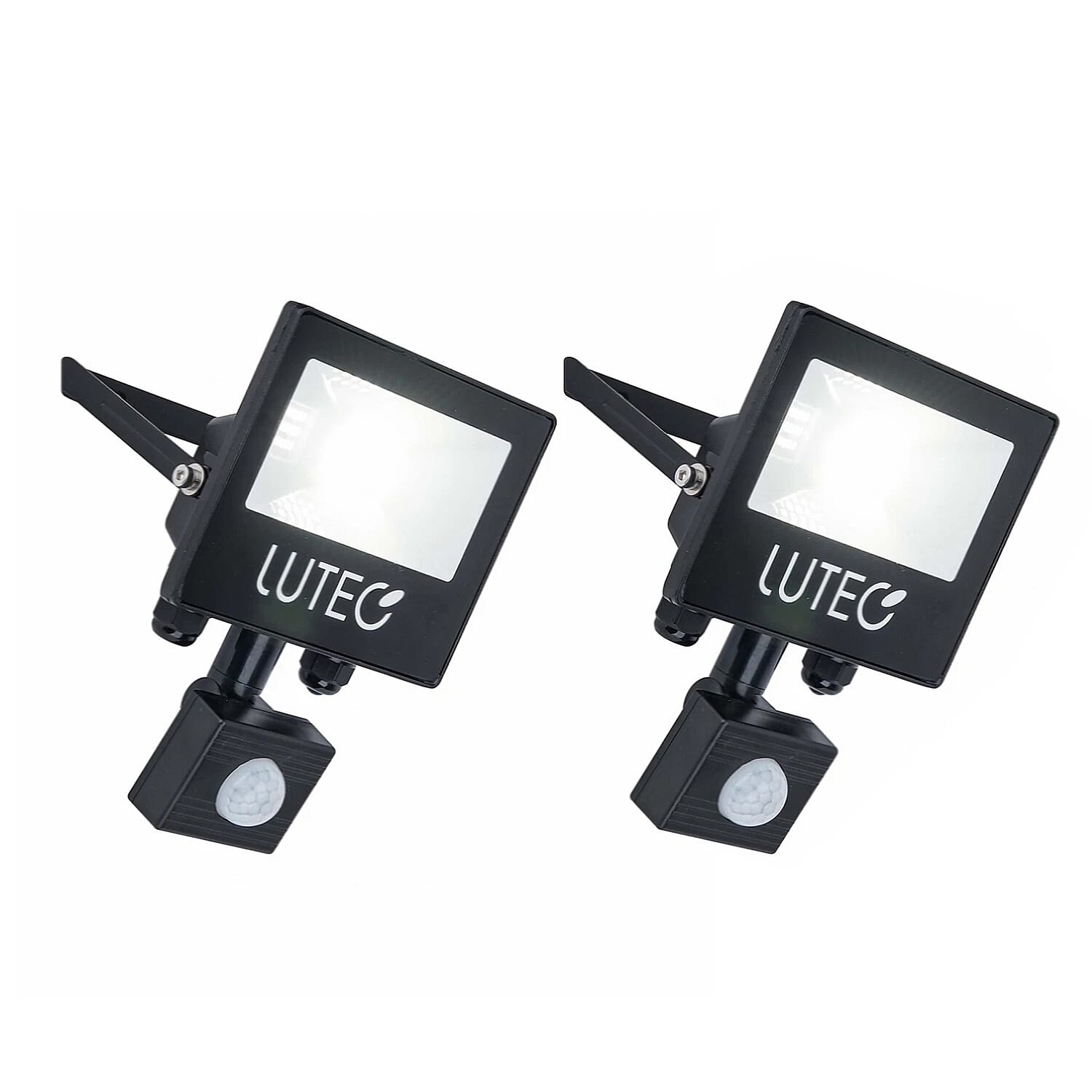 Lutec Tec10 Pir Hard Wired Low Glare Louvre Wall Light Integrated LED IP65 - 900 LUMEN