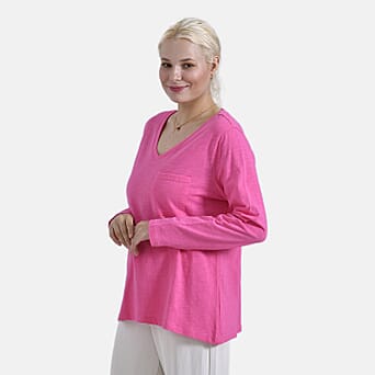 https://tjcuk.sirv.com/Products/79/6/7968738/La-Marey-100-Cotton-V-Neck-Long-Sleeve-Classic-Top-Sze-16-to-18-Pink_7968738_2.jpg?w=342&h=342