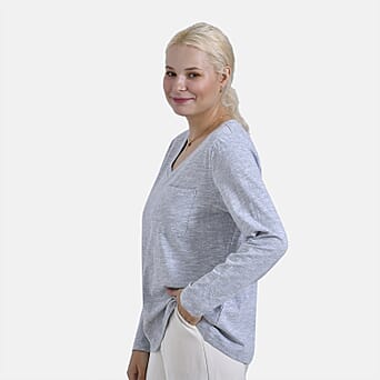 https://tjcuk.sirv.com/Products/79/6/7968779/La-Marey-100-Cotton-V-Neck-Long-Sleeve-Classic-Top-Size-12-to-14-Grey_7968779_2.jpg?w=342&h=342