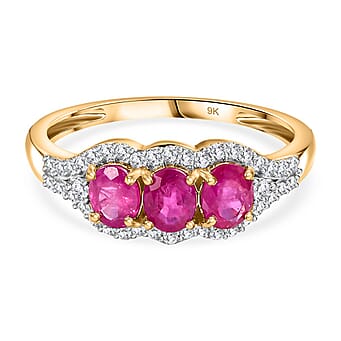 https://tjcuk.sirv.com/Products/79/6/7968912/9K-Yellow-Gold-Premium-AA-Mozambique-Pink-Sapphire-and-Moissanite-Tril_7968912.jpg?w=342&h=342