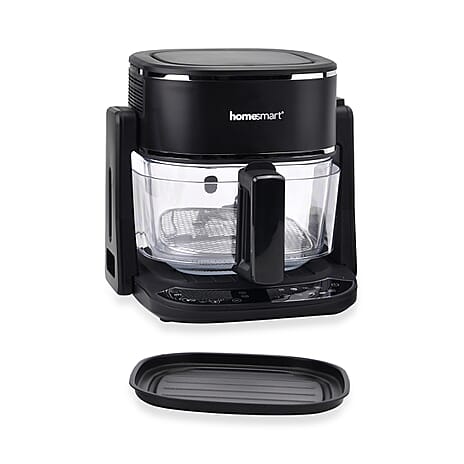 Homesmart - 2  in 1 Multifunctional Digital Air Fryer and Grill, 4.5 L Capacity 8 Programs (1200-1400W)