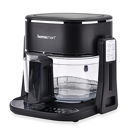 Homesmart - 2  in 1 Multifunctional Digital Air Fryer and Grill, 4.5 L Capacity 8 Programs (1200-1400W)