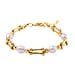 Peach Fresh Water Pearl Bracelet (Size -7.5-2) in Rose Gold Tone 10.00 Ct.