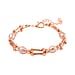 Peach Fresh Water Pearl Bracelet (Size -7.5-2) in Rose Gold Tone 10.00 Ct.