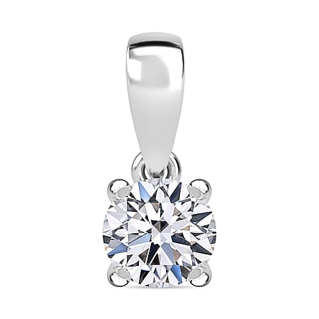 White Diamond I3 Pendant in 9K White Gold