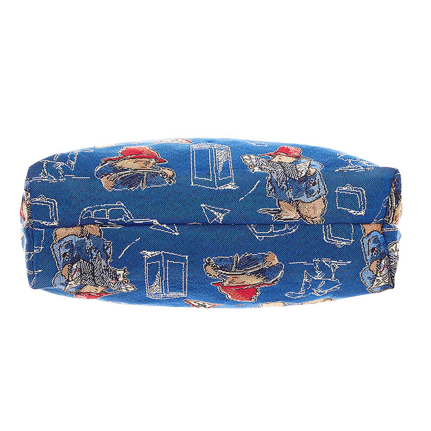 Signare Paddington Woven Folding Bag - Blue Multi