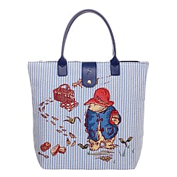 Signare Tapestry Paddington Bear Woven Foldable Tote Bag