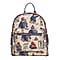 Signare Paddington Woven Daypack - Cream Multi