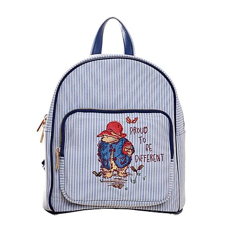 Signare Paddington Woven Daypack - Light Blue