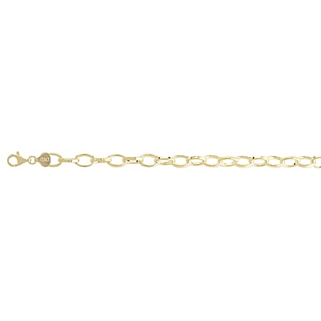 Yellow Gold Plated Sterling Silver Rolo Chain - 20inch