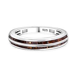 Diamond Band Ring in Sterling Silver