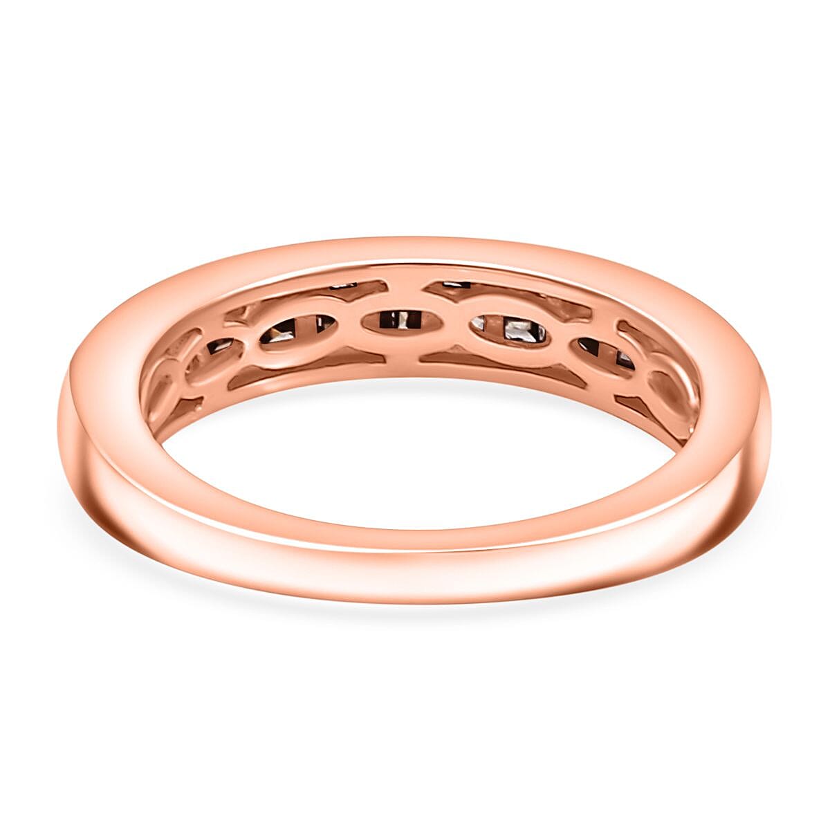 Diamond Band Ring in Sterling Silver