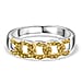 Diamond Band Ring in Rhodium Overlay Sterling Silver