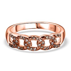 Diamond Band Ring in Rhodium Overlay Sterling Silver