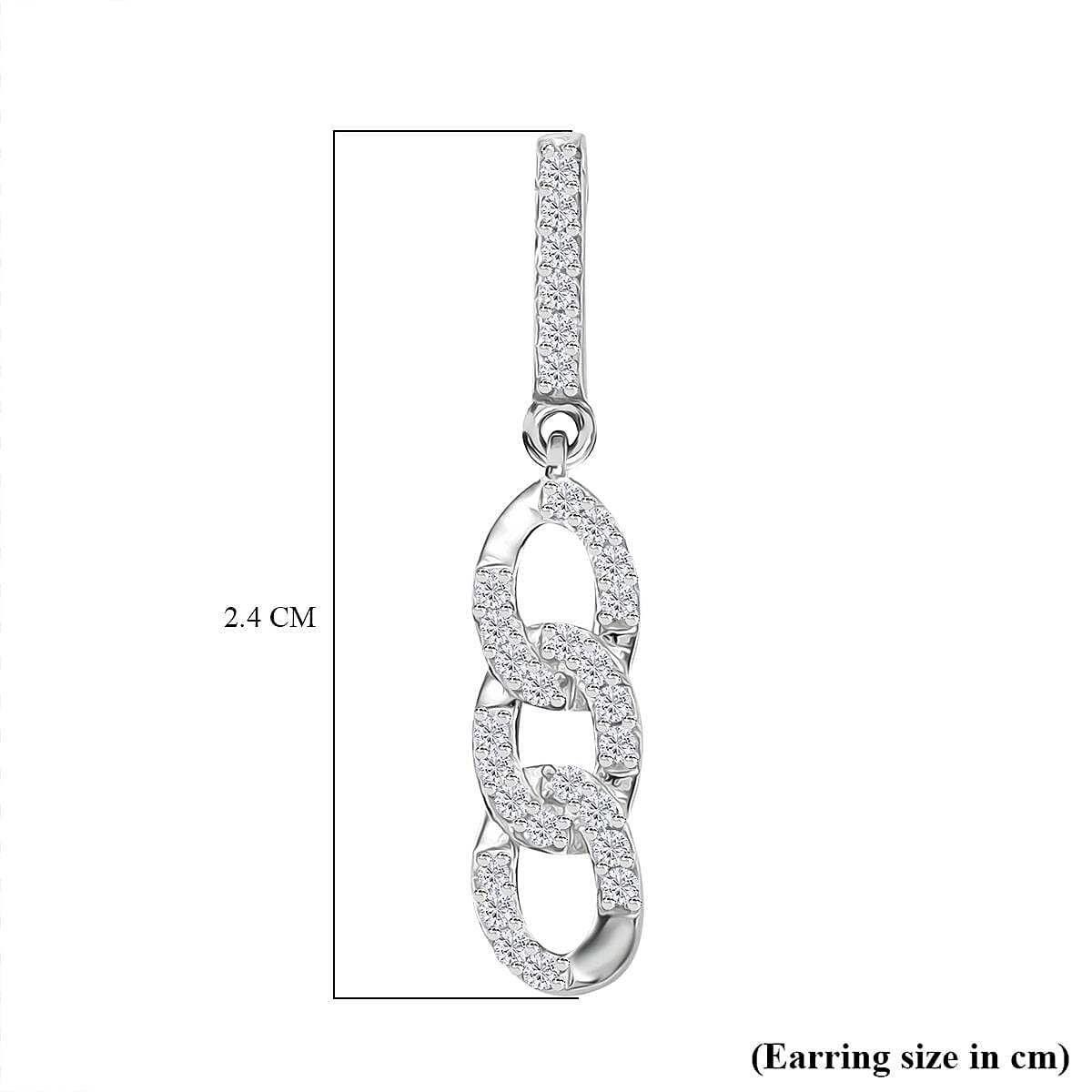 White Diamond Earring with Push Back in Rhodium Overlay Sterling Silver 0.25 Ct. White Diamond Earring with Push Back in Rhodium Overlay Sterling Silver 0.25 Ct.