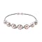 White Fresh Water Pearl Adjustable Bangle 50.00 Ct.