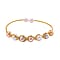 White Fresh Water Pearl Adjustable Bangle 50.00 Ct.