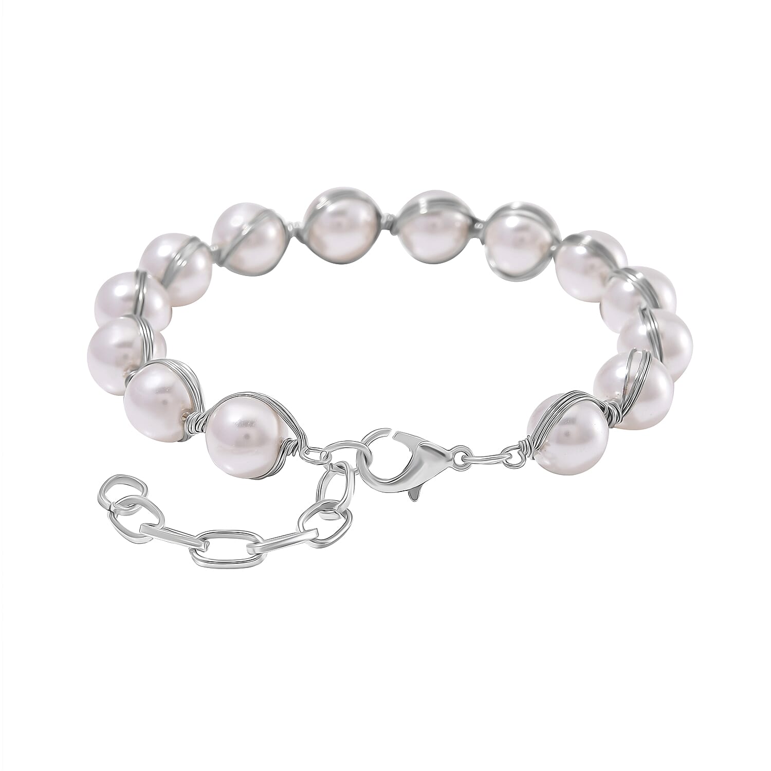 Shell Pearl Bracelet (Size - 7-2 Ext) 