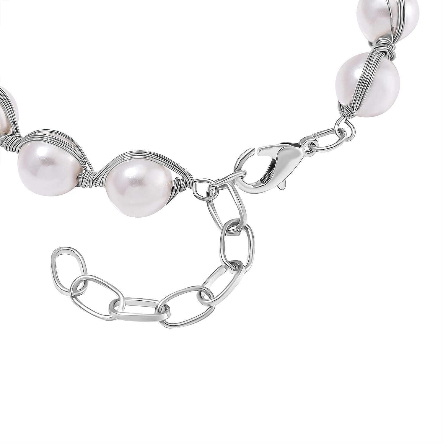 Shell Pearl Bracelet (Size - 7-2 Ext) 