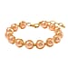Golden Shell Pearl Bracelet (Size - 7-2 Ext) in Yellow Gold Tone 100.00 Ct.