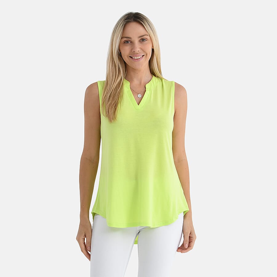 & Maisi Relaxed Fit V-Neck Sleeveless Top