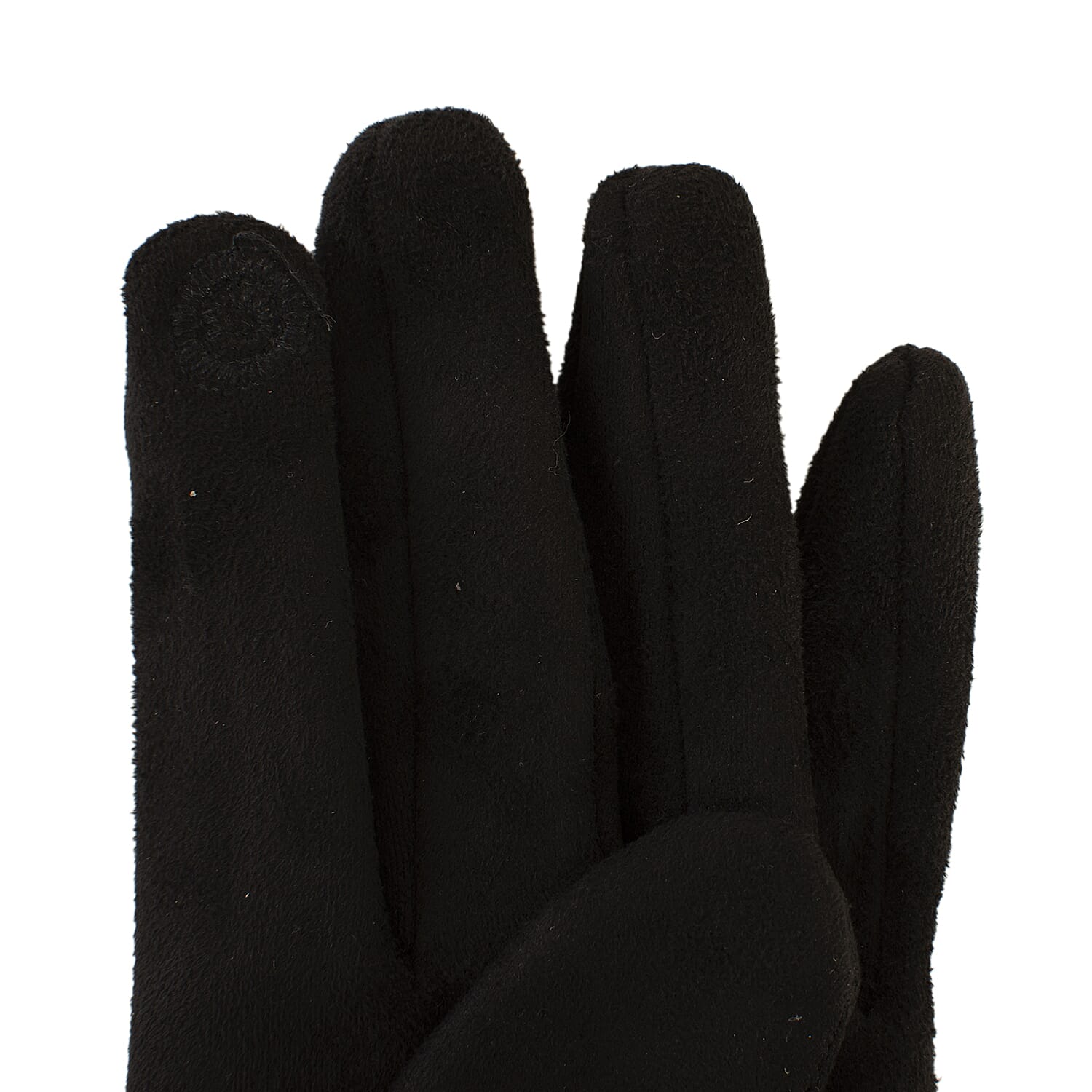 Ladies Studded Gloves - Black
