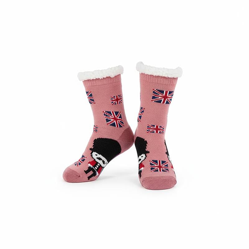 Winter Essential Deal- Cosy Sherpa Socks- Pink