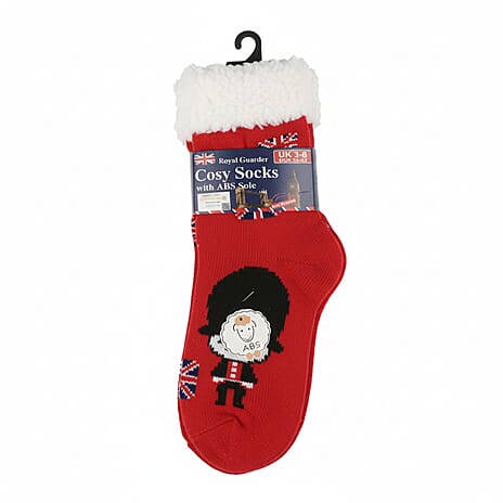 Winter Essential Deal- Cosy Sherpa Socks- Red