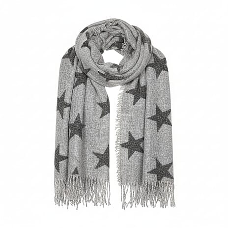 Winter Essential - Soft and cozy Scarf - Silver