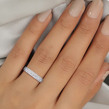 Close Out Deal- 950 Platinum Natural Diamond VS-SI-EF Ring