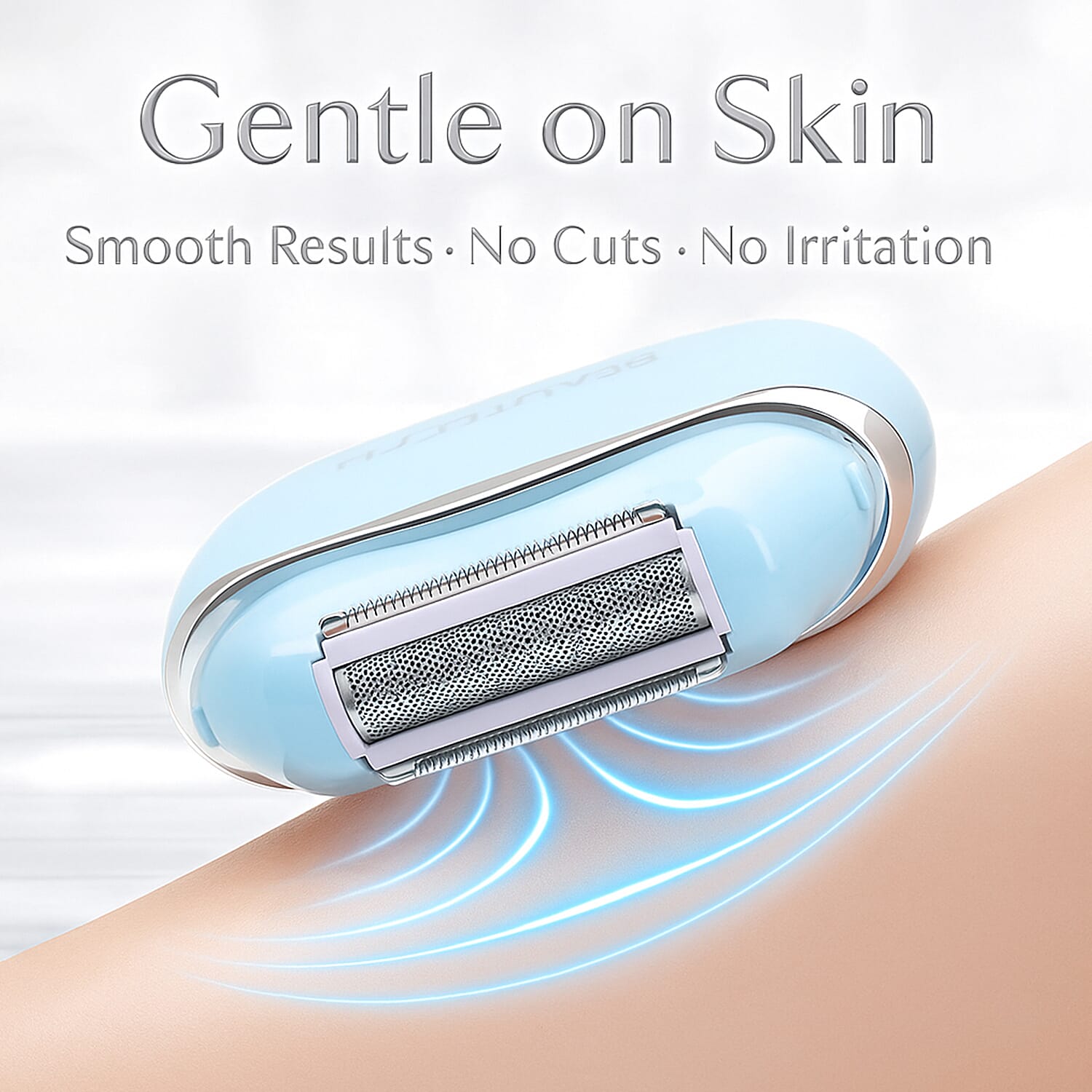 Beautech Womens Portable 3 in 1 shaver with USB Charging - Blue