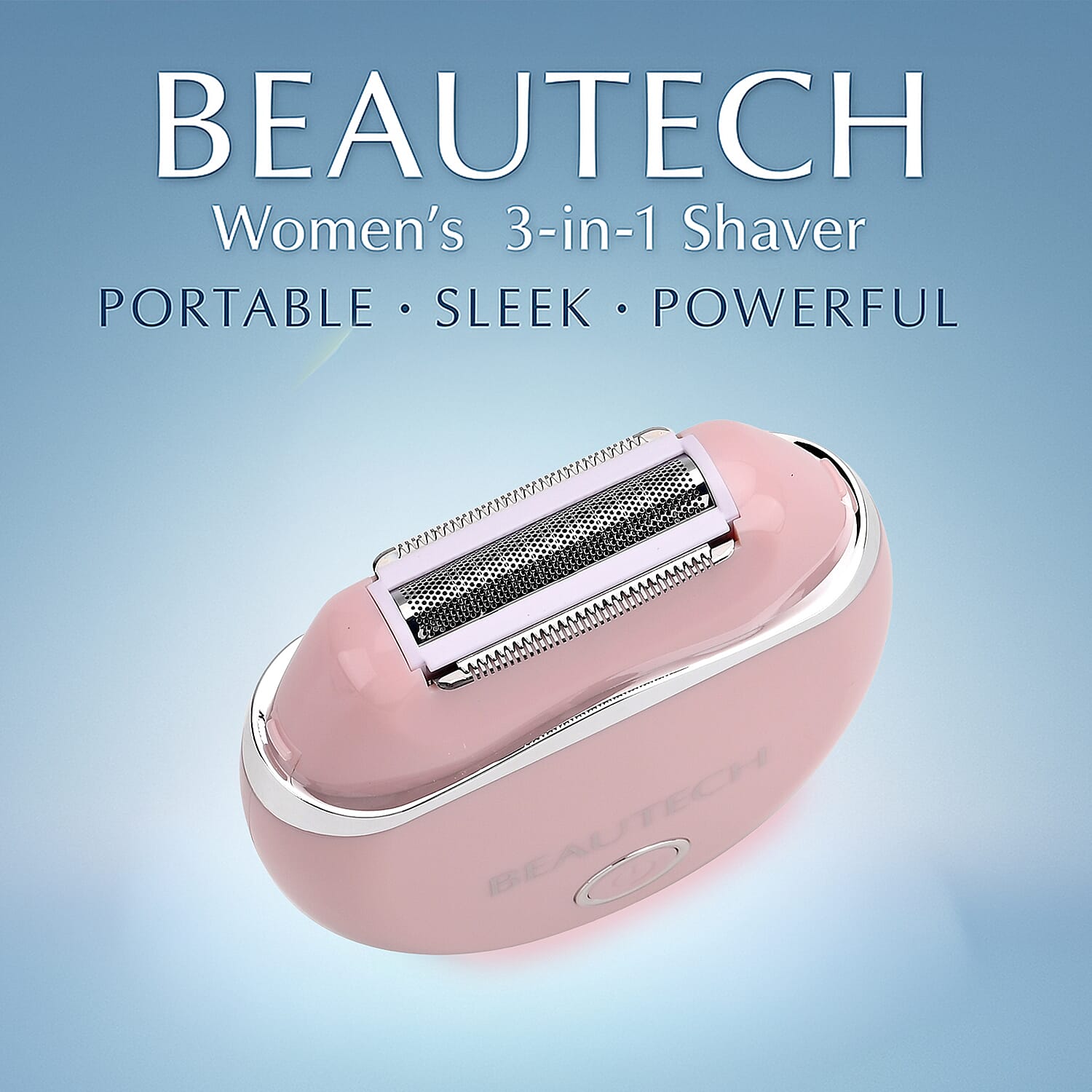 Beautech Womens Portable Shaver with USB Charging - Pink