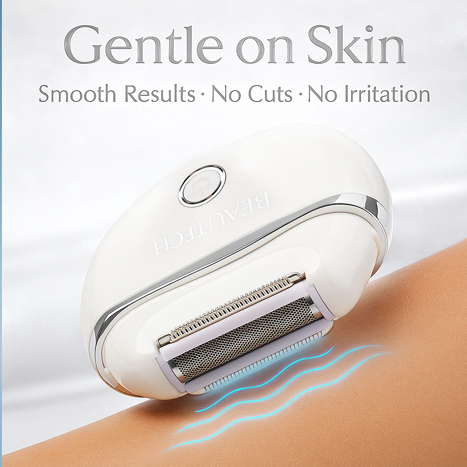 Beautech Womens Portable Shaver with USB Charging - White