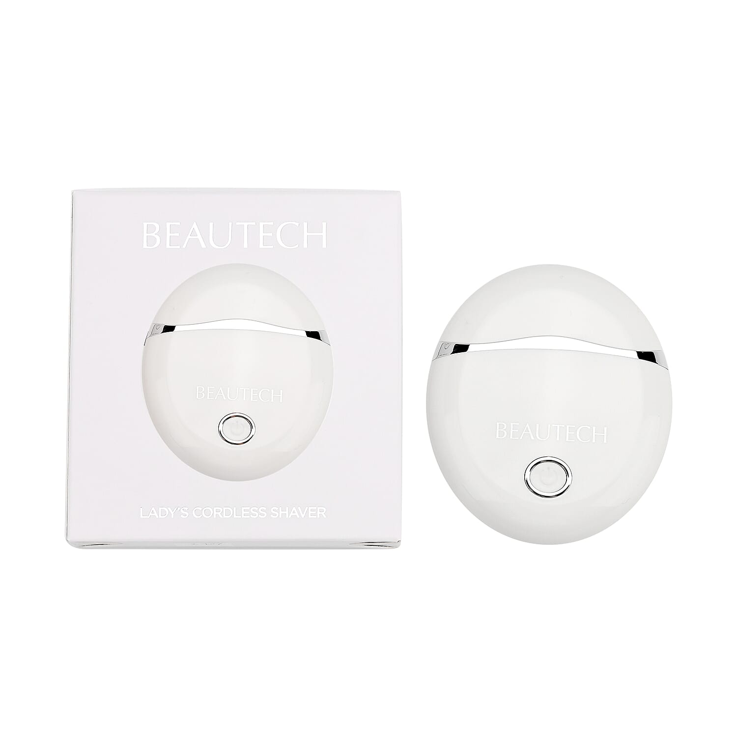Beautech Womens Portable Shaver with USB Charging - White Beautech Womens Portable Shaver with USB Charging - White